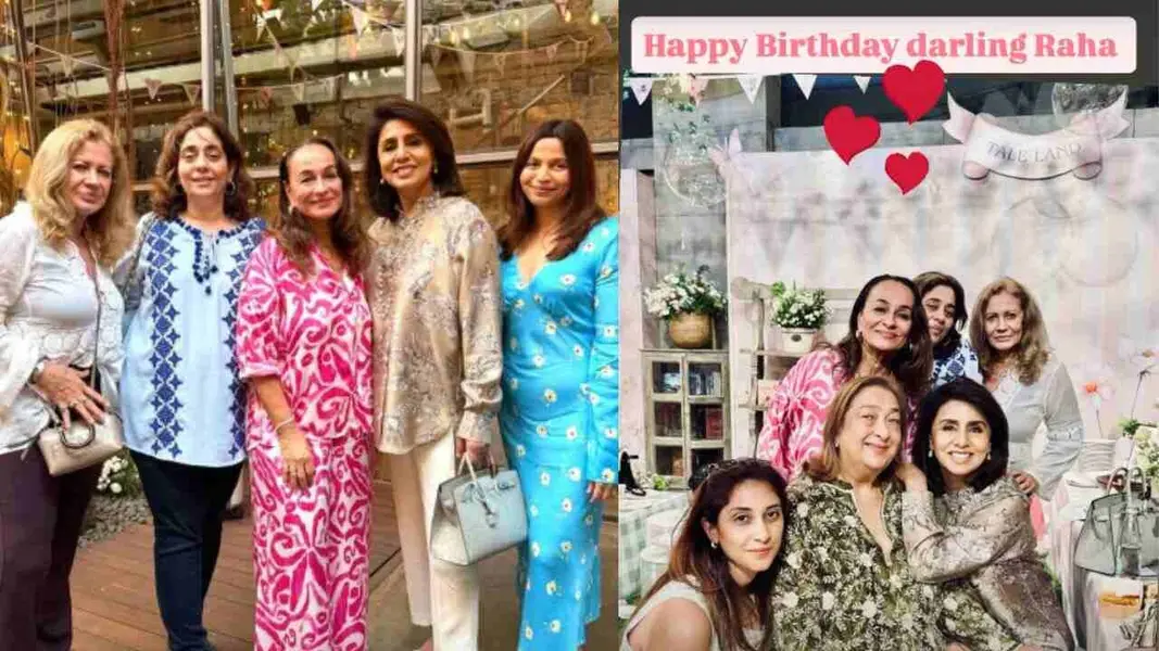 مهمانی تولد سوم رها (از طریق اینستاگرام)