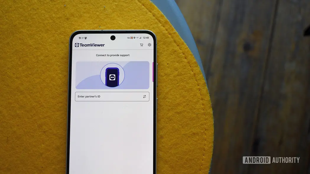 برنامه TeamViewer برای اندروید (نسخه ۱)