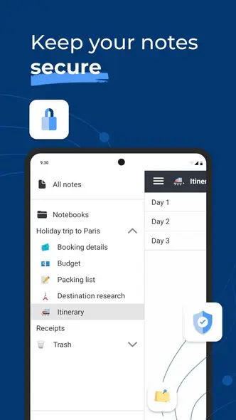 منوی اصلی در Joplin