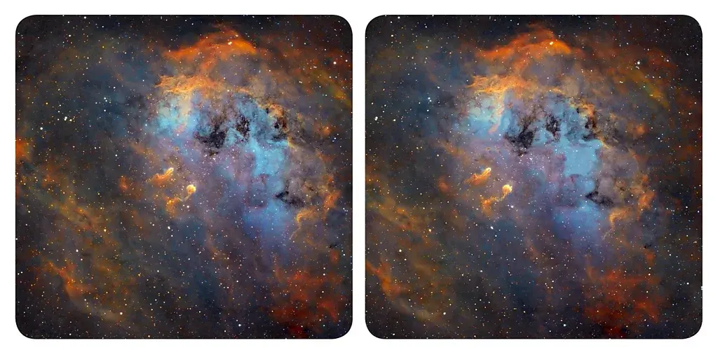 این تصویر که توسط جی-پی متساواینیو خلق شده، یک منطقه ستارهزایی را در صورت فلکی ارابهران نشان میدهد (اعتبار عکس: جی-پی متساواینیو)