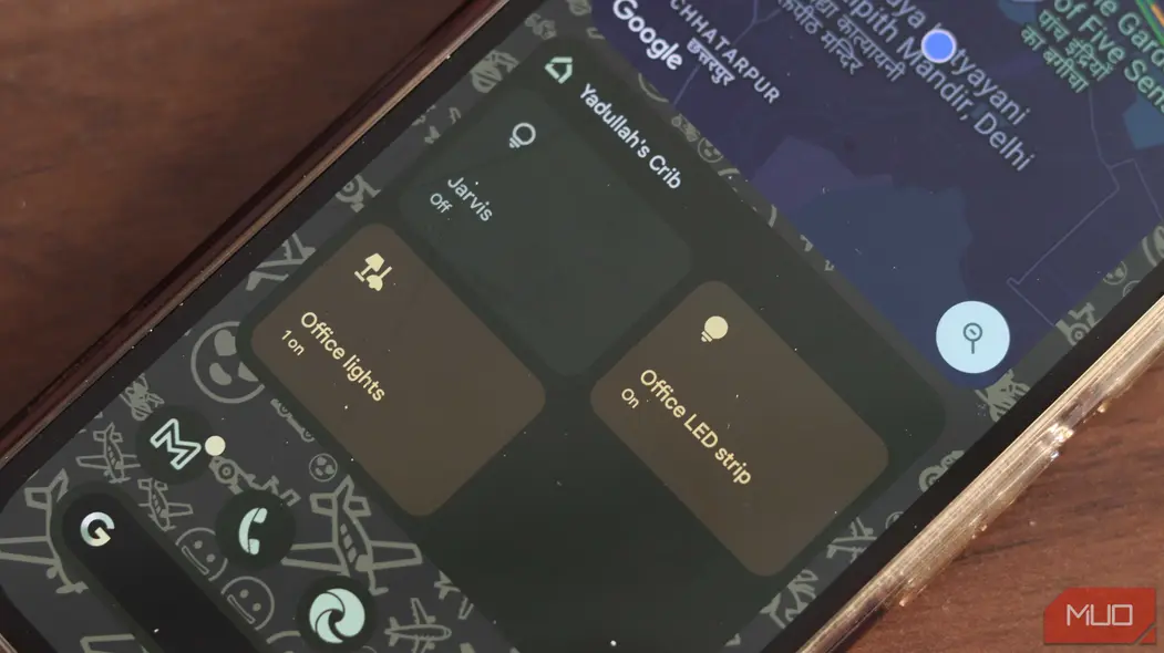 ابزارک موارد دلخواه Google Home با لامپهای هوشمند