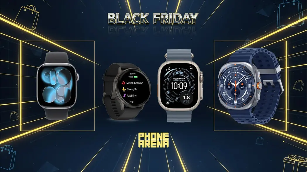 ساعتهای هوشمند و متن «جمعه سیاه» به رنگ طلایی