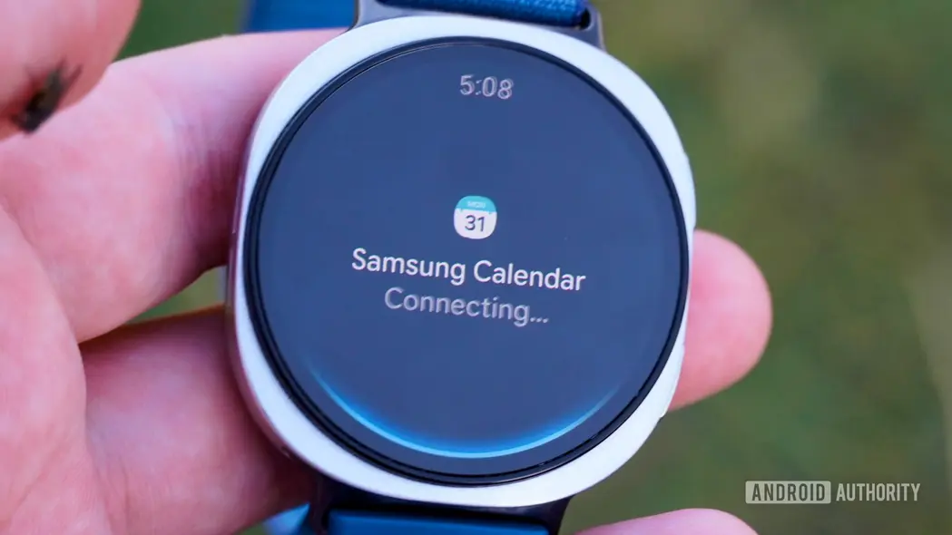 یکپارچگی جیمینی با Samsung Calendar روی Galaxy Watch 8.