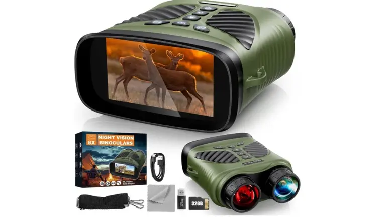 عینک شبنگر Mildhug به رنگ سبز روی پسزمینه سفید