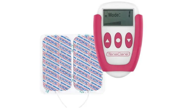 دستگاه TensCare OVA+ به رنگ صورتی و سفید