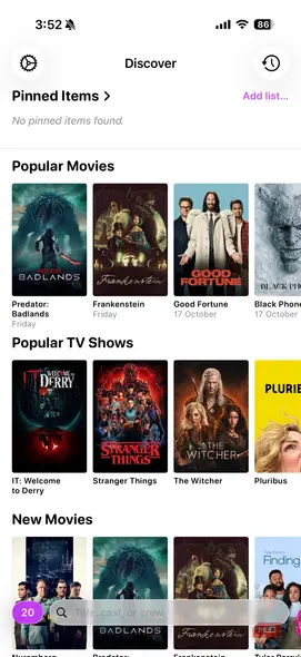 برنامه Callsheet بر روی آیفون