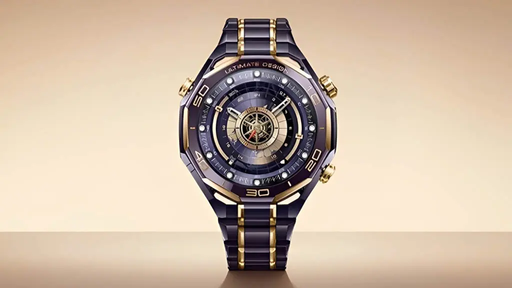 ساعت هواوی Ultimate نسخه بنفش و طلایی