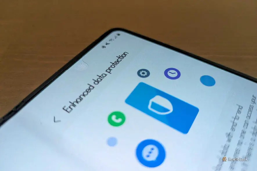 محافظت پیشرفته از دادهها بر روی Galaxy Z Fold 5