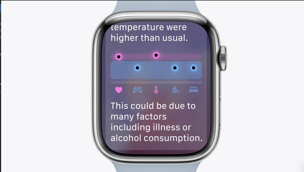 Apple Watch میتواند ناهنجاریهای علائم حیاتی شما را که ممکن است ناشی از مصرف الکل باشد شناسایی کند.