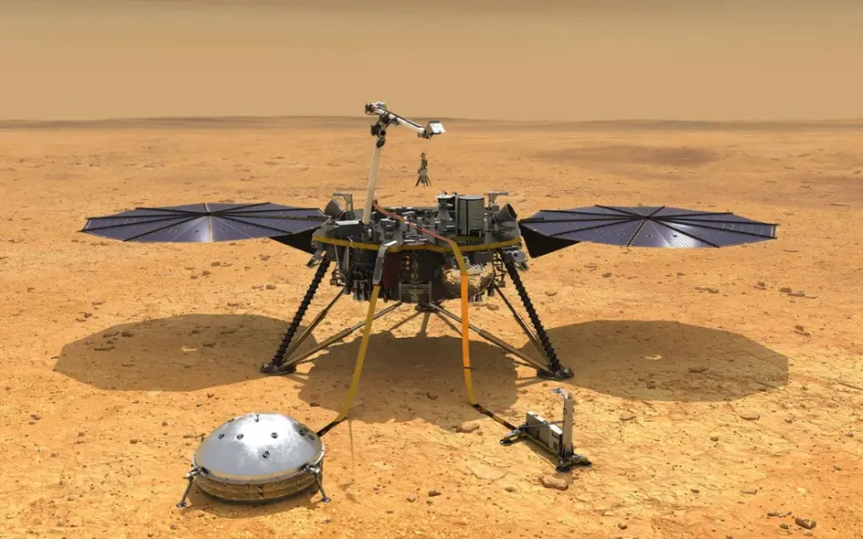 یک فضاپیمای ناسا فرودگر اینسایت را مشاهده کرد؛ کاوشگر مریخی که سالها پیش روی این سیاره از کار افتاد