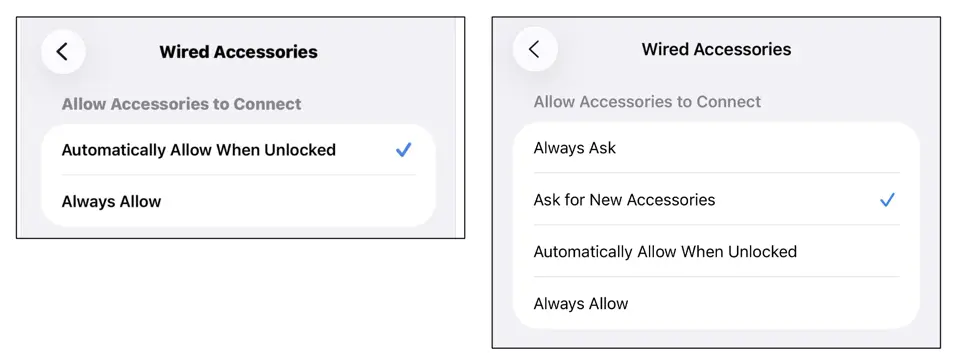 اسکرینشات از تنظیمات