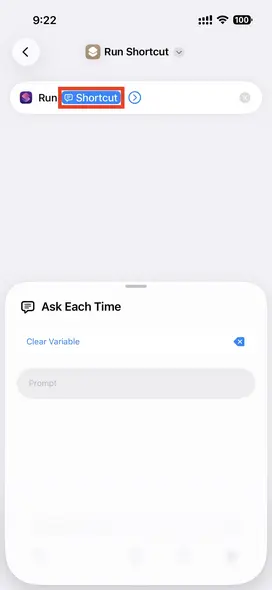انتخاب گزینه هر بار بپرس
