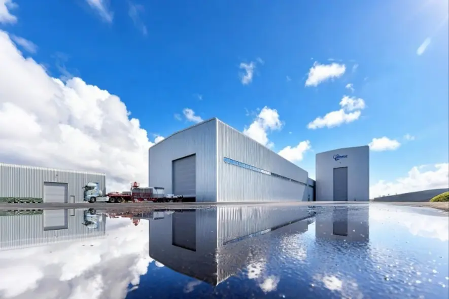 اولین کارخانهٔ جامع چین مخصوص مونتاژ، آزمایش و بازاستفاده از موشک‌های حامل، در شهر ساحلی وِنچانگ در جنوب چین. عکس: پیپلز دیلی