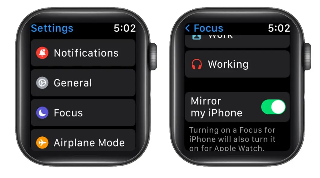 نحوهٔ استفاده از تمرکز در Apple Watch – iGeeksBlog