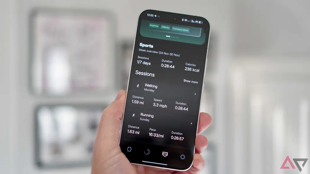 اپلیکیشن Tag Heuer بر روی یک گوشی اندروید