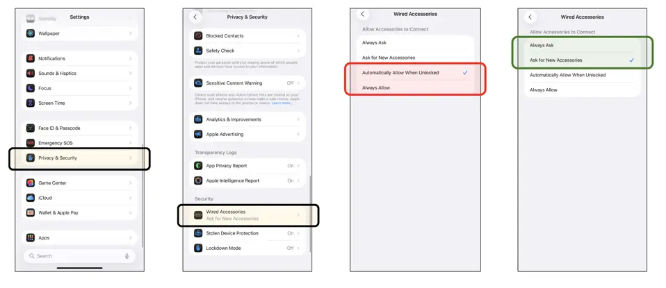 تصویر از تنظیمات