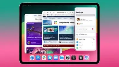 نمای Slide Over iPadOS ۲۶
