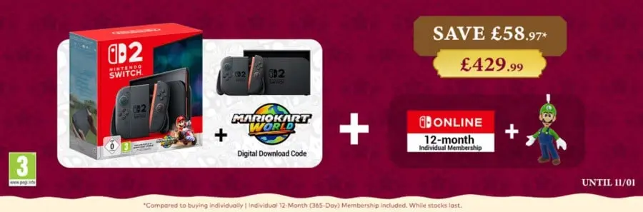 پیشنهاد نینتندو سوئیچ ۲ (بریتانیا)