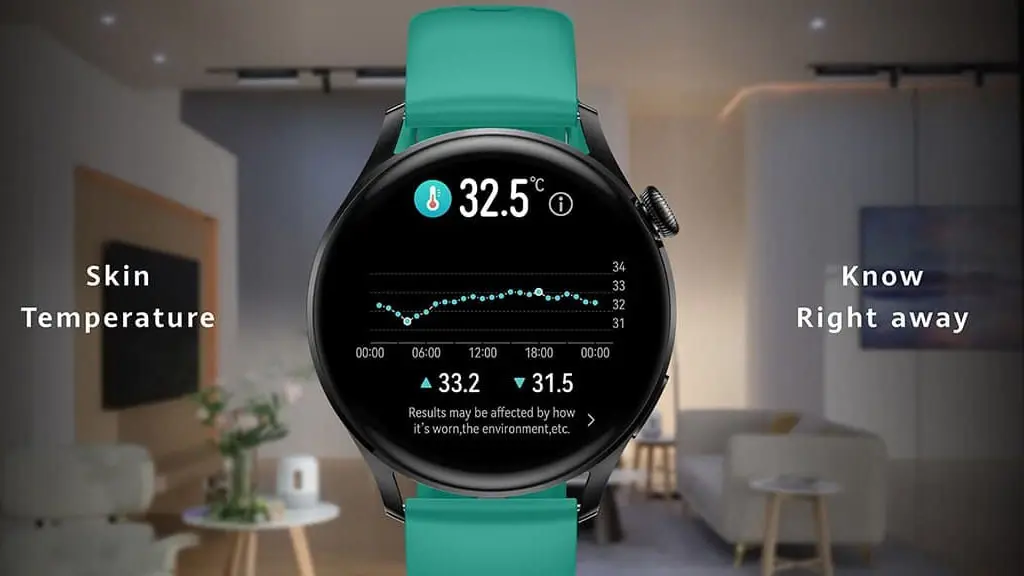 ساعت هوشمند هواوی با قابلیت دمای پوست