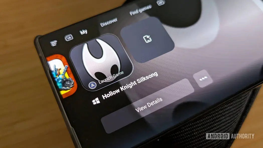 تصویر GameHub در حال اجرای Hollow Knight (sIlksong)