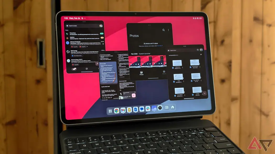 پنجره‌های چندوظیفه‌ای روی تبلت اندروید